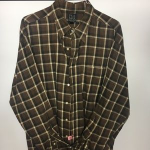 Jos. A. Bank - Button Up - Brown - XXL
